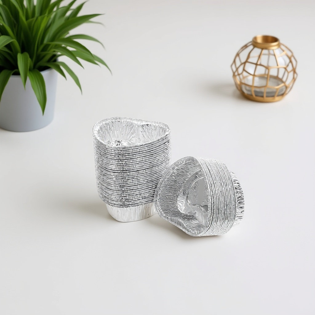 Plastic Cup 50Pcs - 50Pcs Aluminum Foil Tart Molds For
