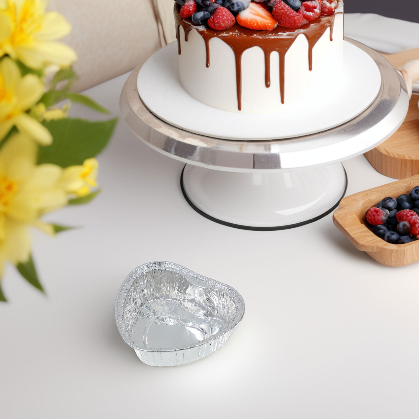 50Pcs Aluminum Foil Tart Molds - Plastic Cup 50Pcs review and price