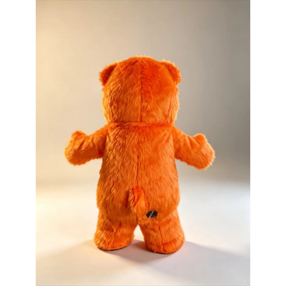 Inflatable Orange Bear Mascot  - Event & Party Supply review and price