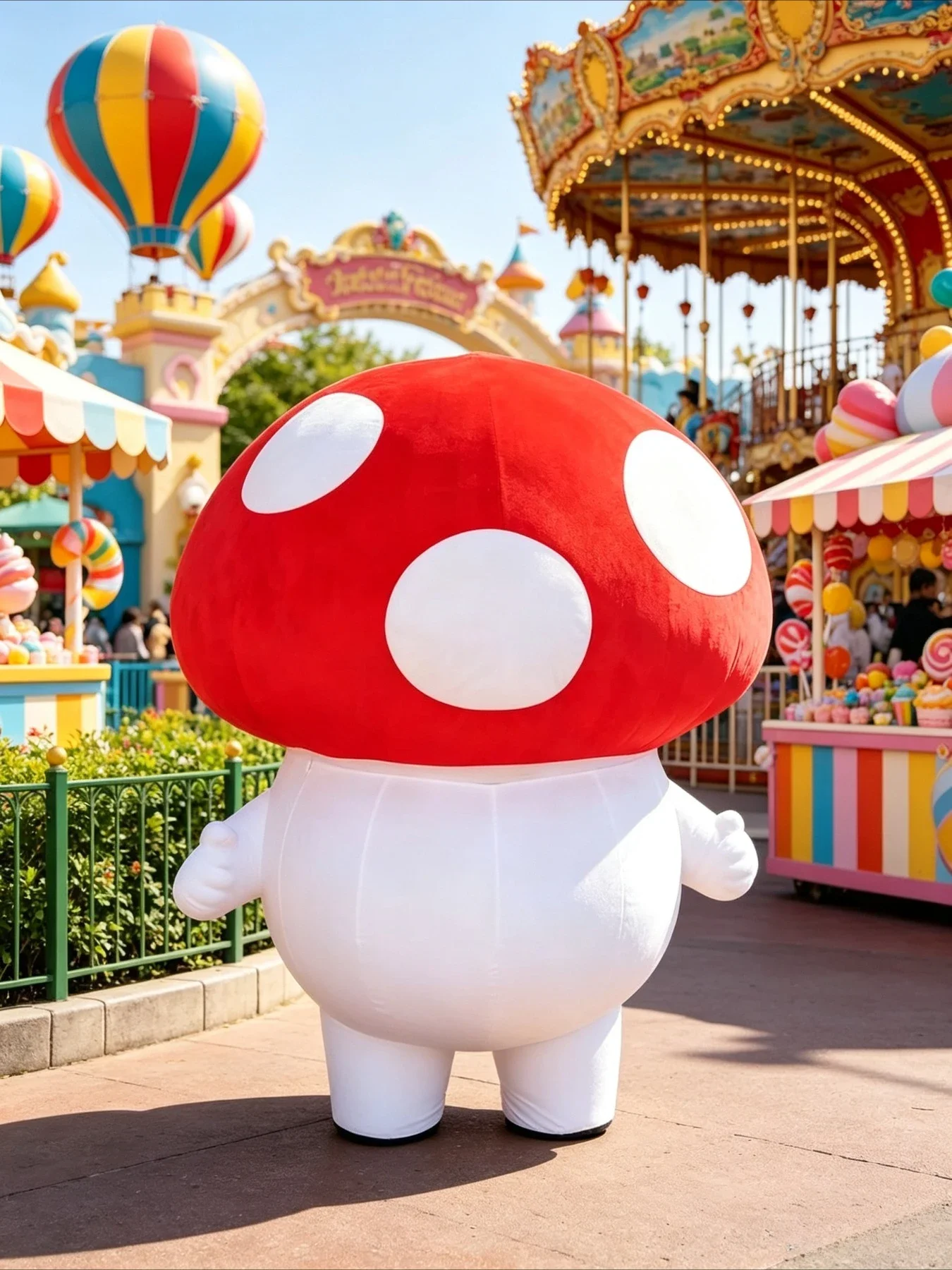 Inflatable Mushroom Mascot Cos - Event & Party Supply review and price