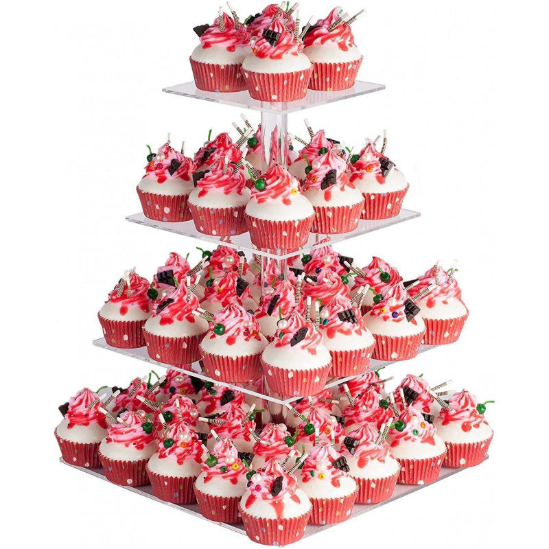 YestBuy 4 Tier Acrylic Cupcake - Cupcake Stand Tier review and price