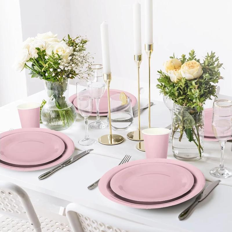 10/50PCS Elegant Pink Scallope - Paper Straw Color review and price