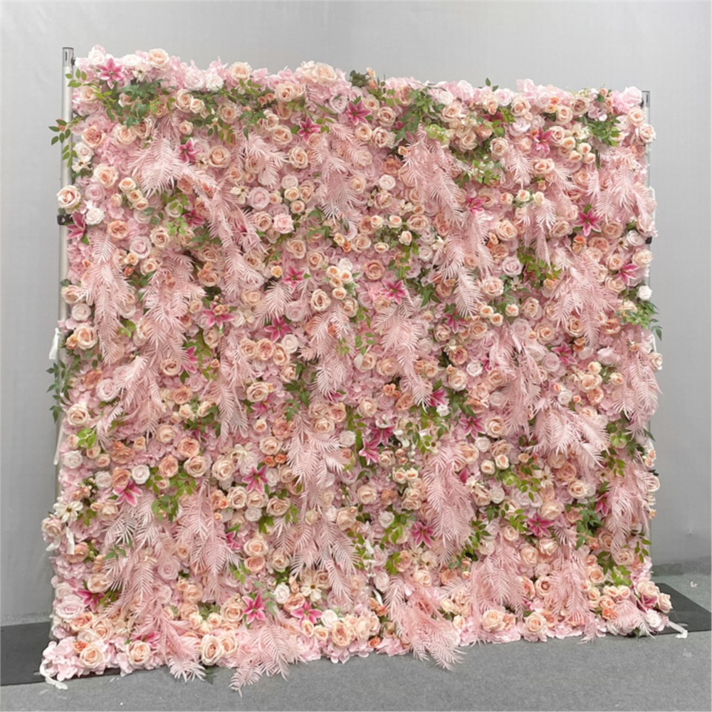 Uflower 5D Pink Rose Cloth Flo - Flower Wall Panel review and price