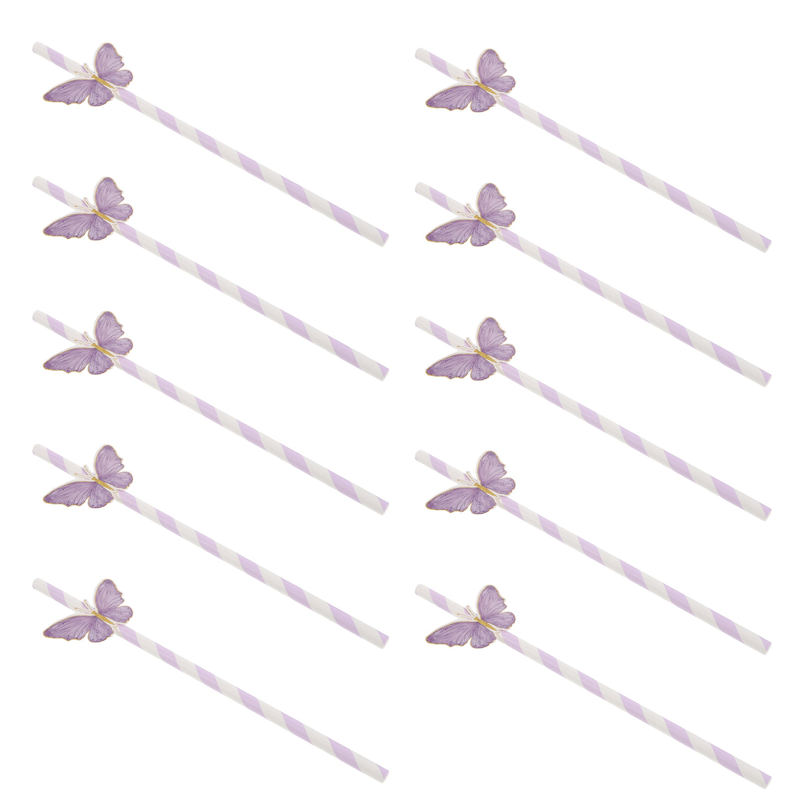 60Pcs Colorful Butterfly Paper - Paper Straw Color review and price