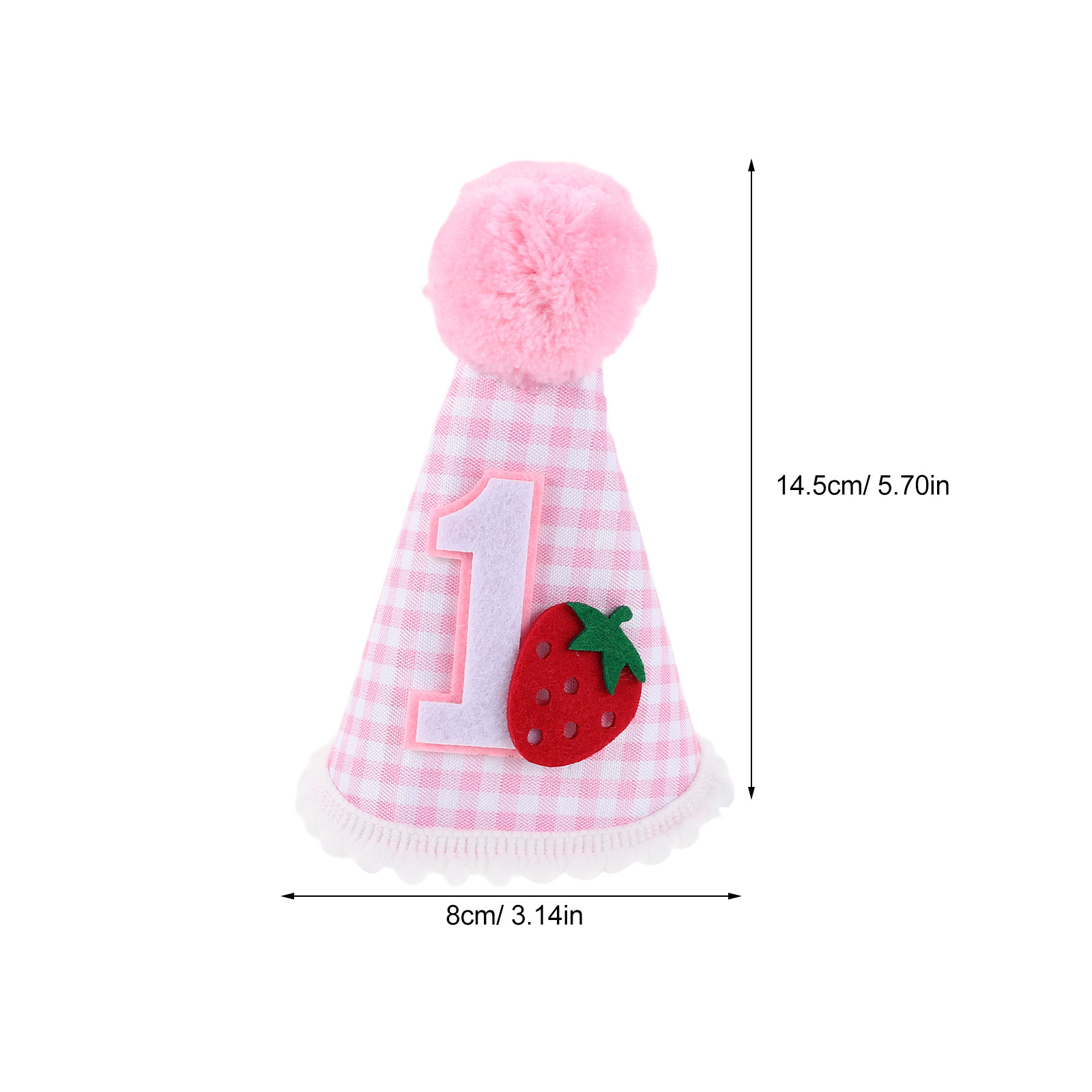Strawberry Cone Birthday Hat P - Party Hat Cone review and price