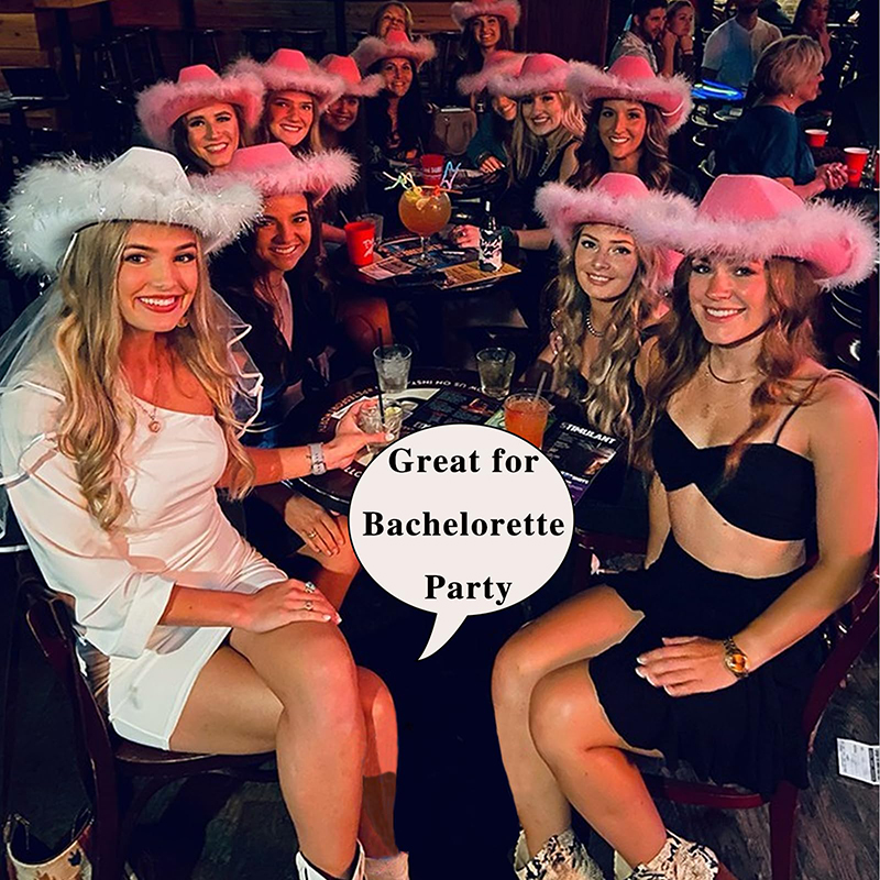 5-18pcs Feather Western Cowgir - Party Hat Cone review and price