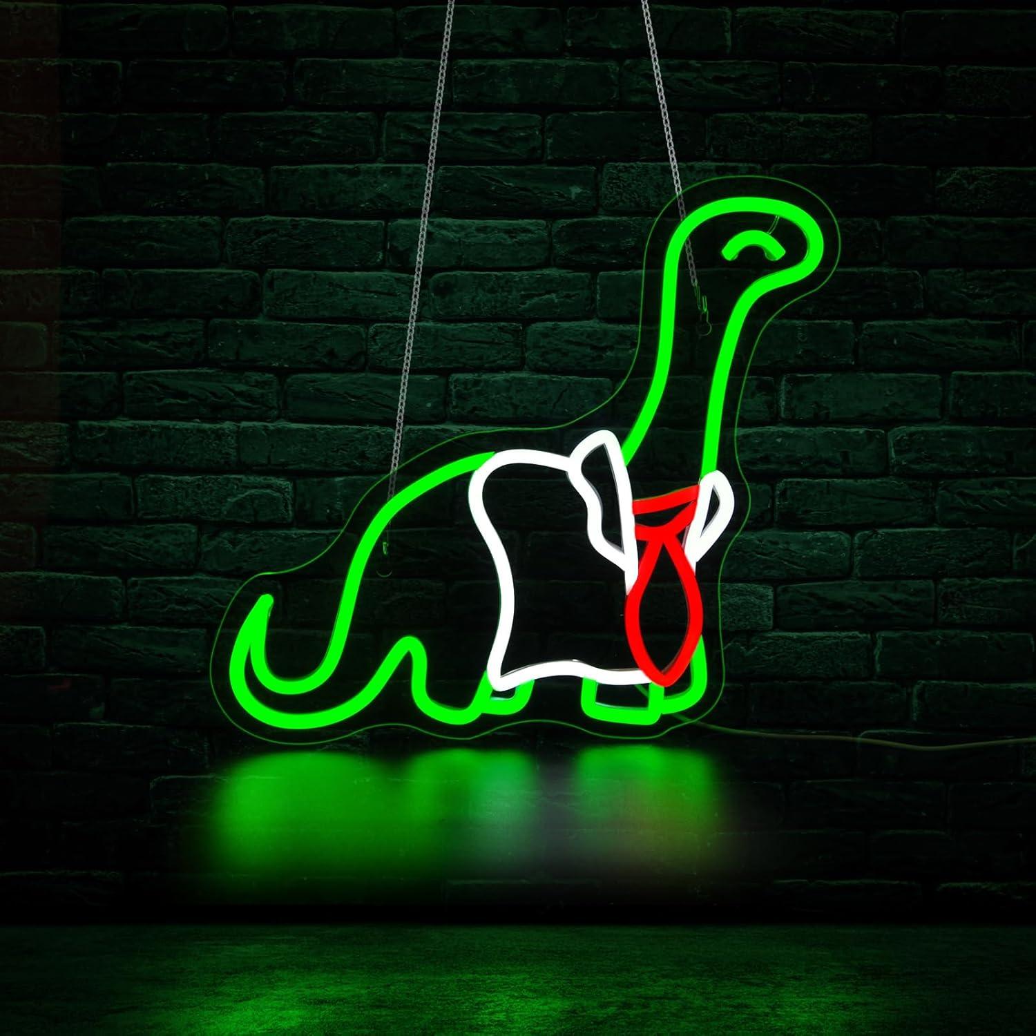 Dinosaur Neon Sign Dimmable LE - Neon Sign Party review and price