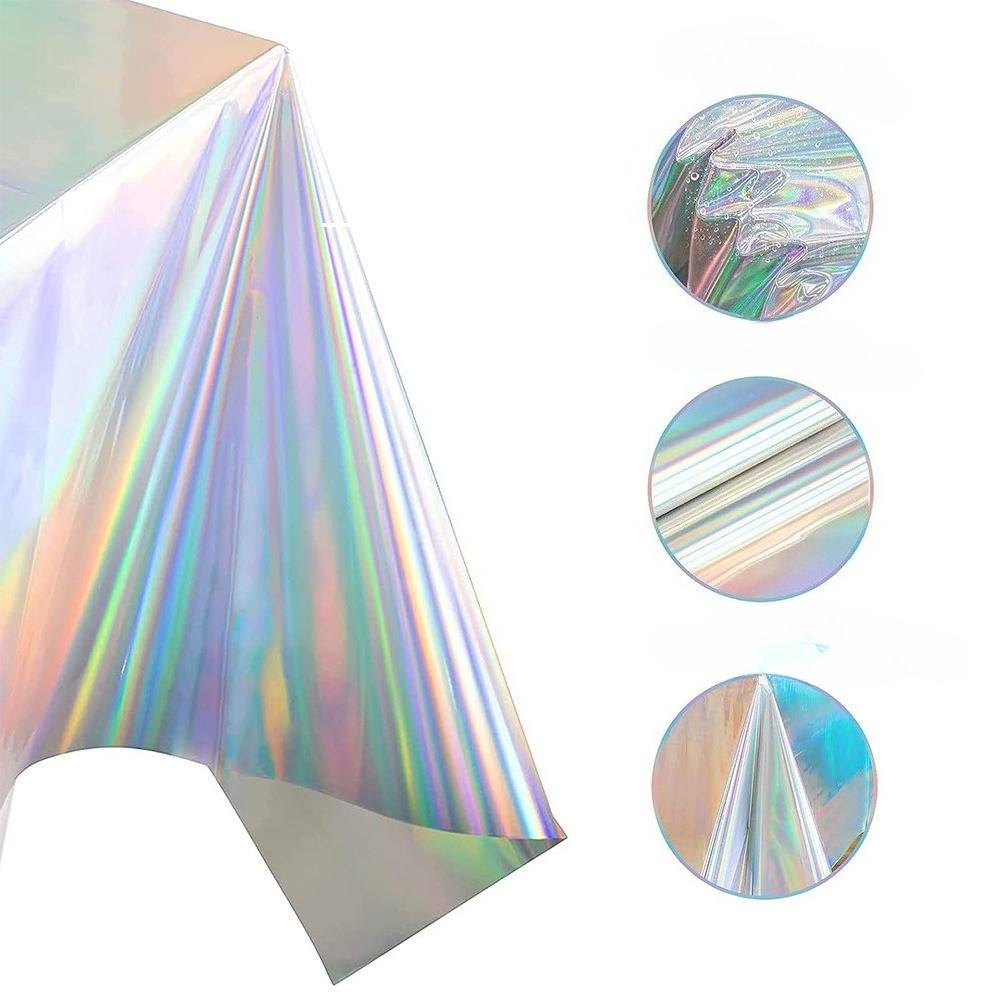 Holographic Party Tablecloth D - Table Cloth Disposable review and price