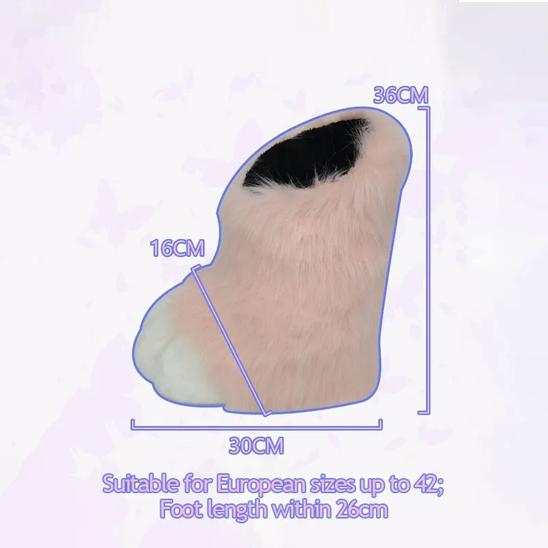 1Pair Fursuit Feet Paw Shoes K - Eve Party review and price
