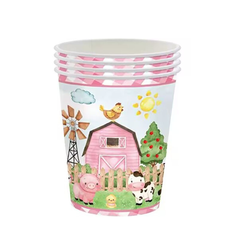 Pink Farm Animal Themed Dispos - Table Cloth Disposable review and price